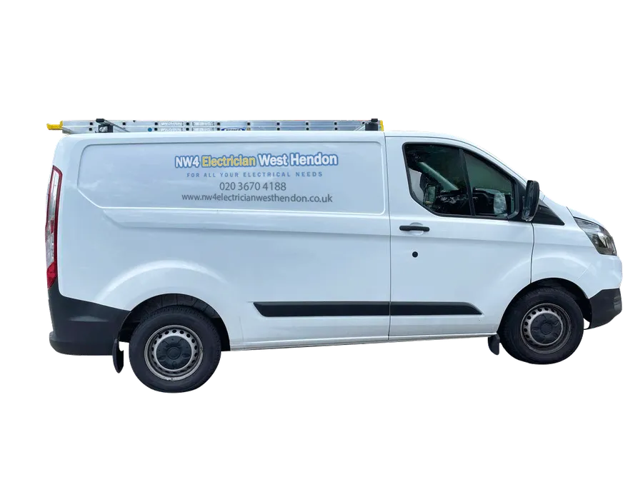 NW4 Electrician West Hendon van